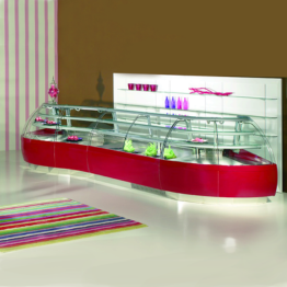 Vitrine reci de salate (salad bar)