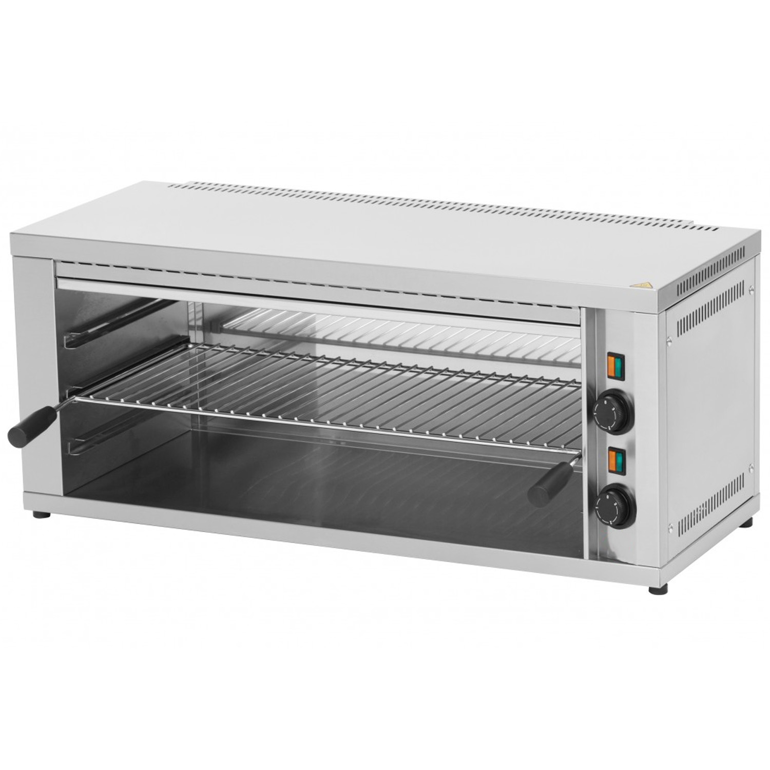 Salamandra electrica dubla cu gratar fix