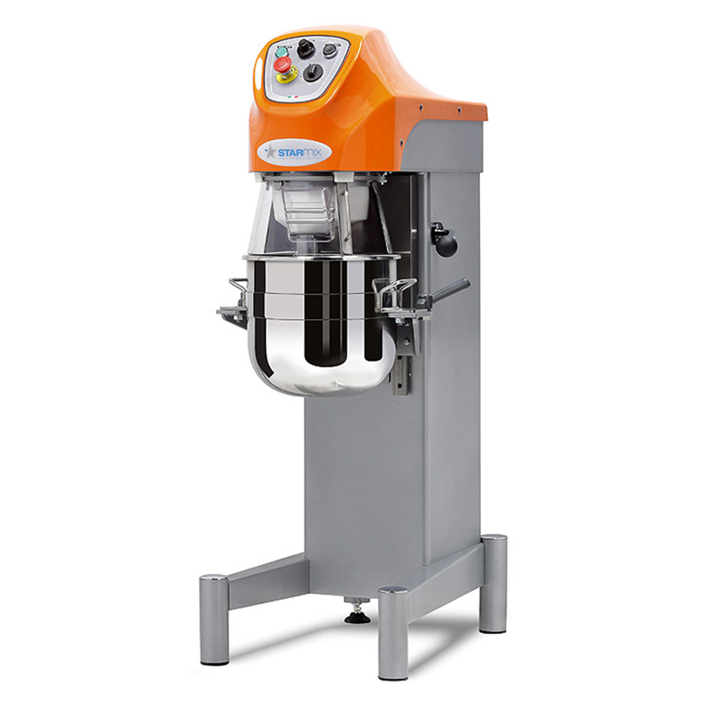 Mixer planetar STARMIX, cu cap fix, viteza variabila si lift manual, 20 lt, 72*56*131 cm