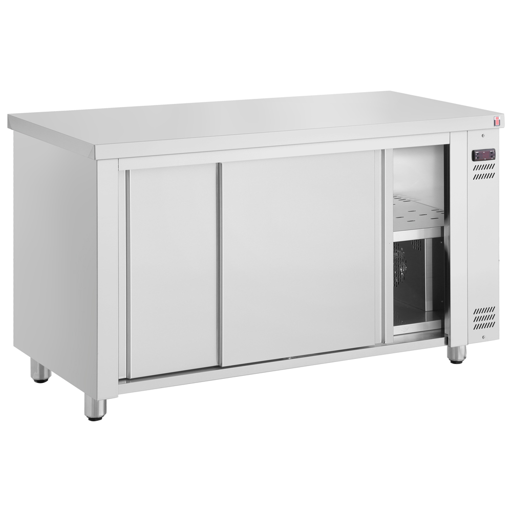 Tejghea inox cu dulap cald