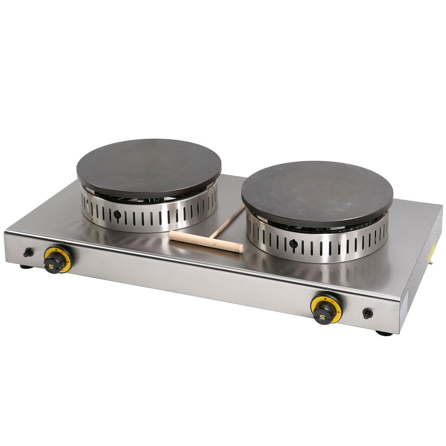 Crepiera gaz dubla 2*40