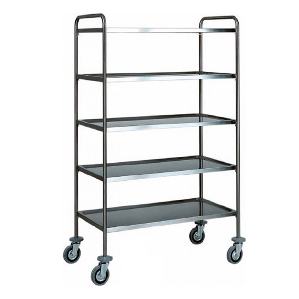 Carucior servire restaurant cu 5 polite