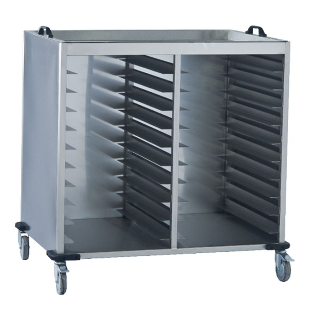 Carucior inox colectare tavi