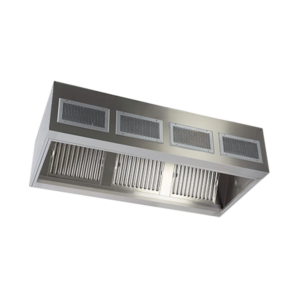 Hota de perete cu filtre si inductie, inox, 300*100*50 cm