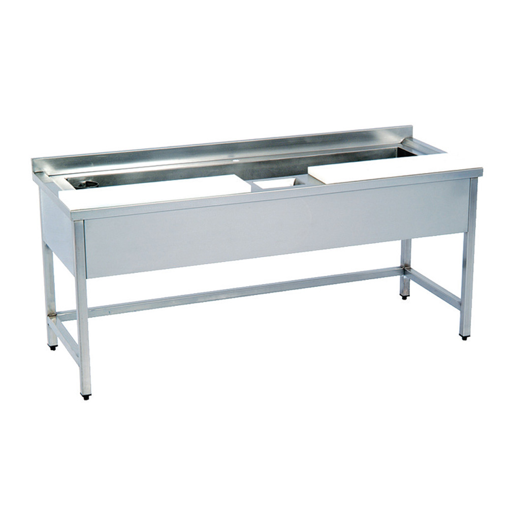 Masa de lucru inox pentru preparare peste 180*70*85