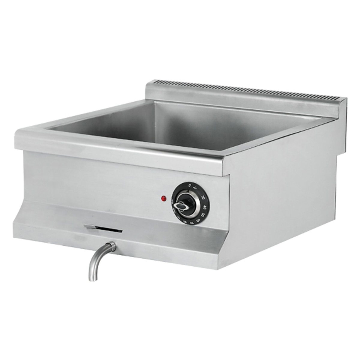 Bain marie profesional, electric, inox, 1 bazin, 60*64*29 cm