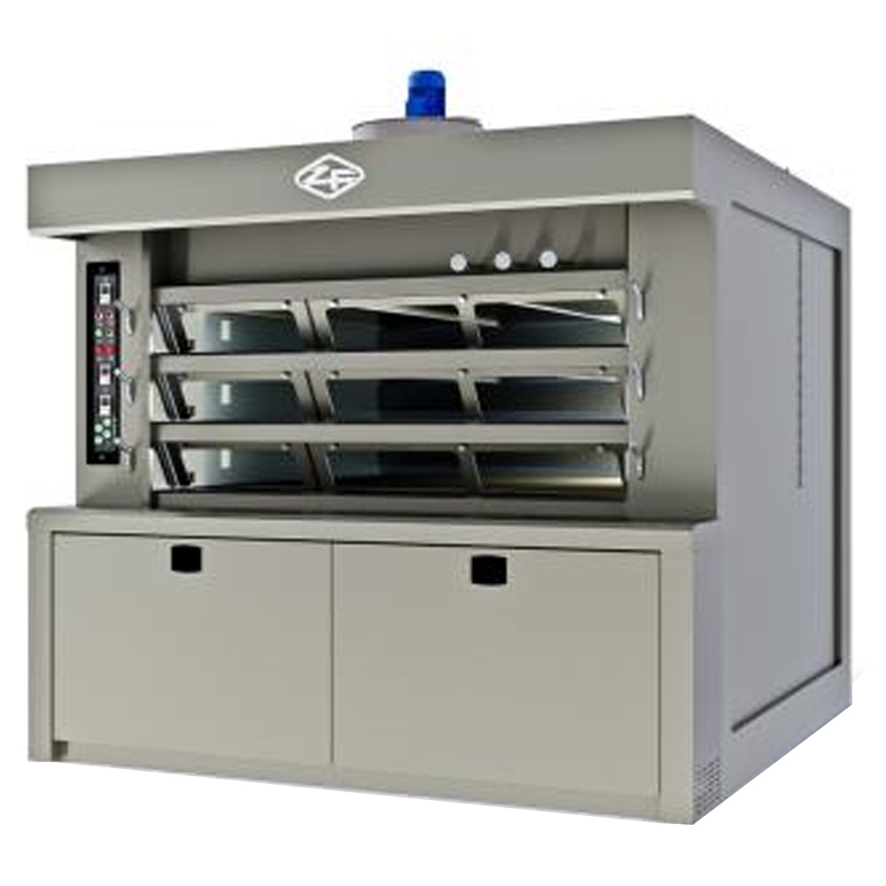 Cuptor profesional brutarie ciclotermic cu tuburi anulare si 3 vetre 10,8 mp