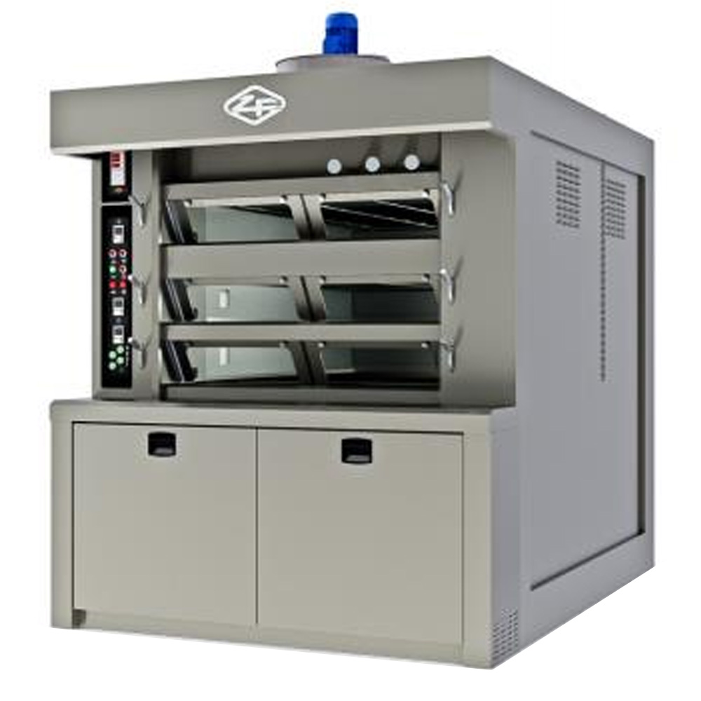 Cuptor profesional brutarie ciclotermic cu tuburi anulare si 3 vetre 5.8 mp