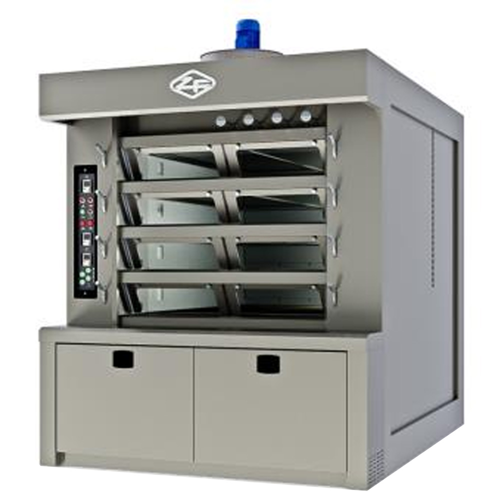 Cuptor profesional brutarie ciclotermic cu tuburi anulare si 4 vetre 10 mp