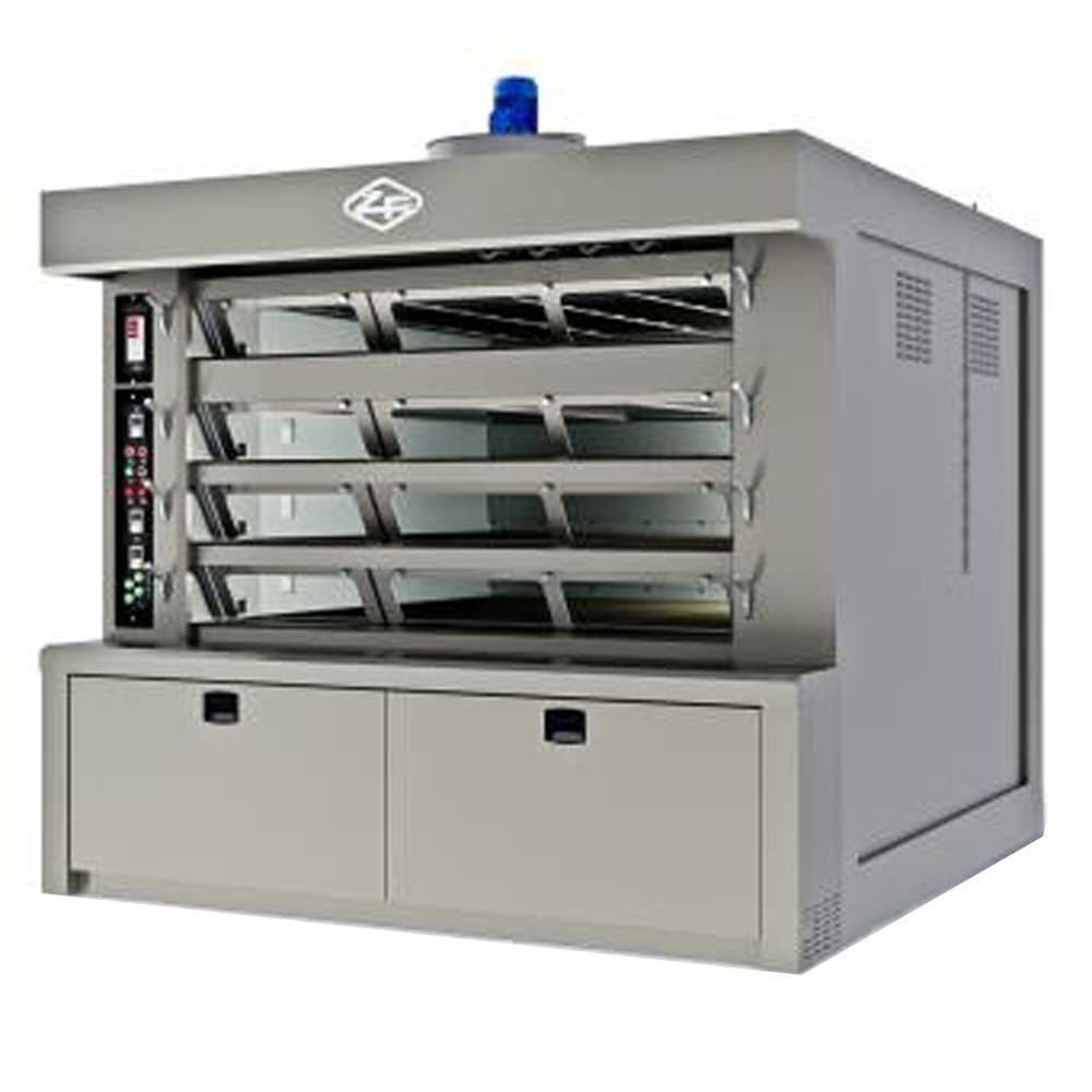 Cuptor profesional brutarie ciclotermic cu tuburi anulare si 4 vetre 14.4 mp