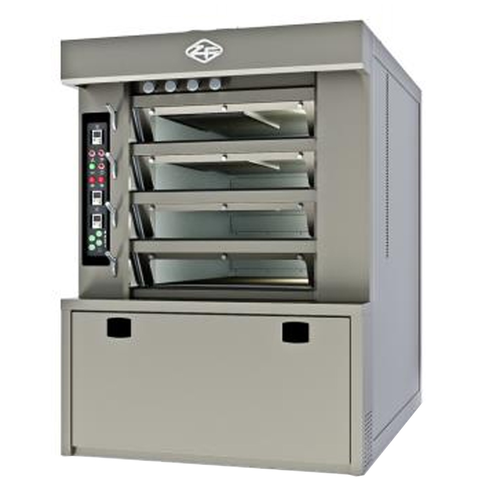 Cuptor profesional brutarie ciclotermic cu tuburi anulare si 4 vetre 5.4 mp