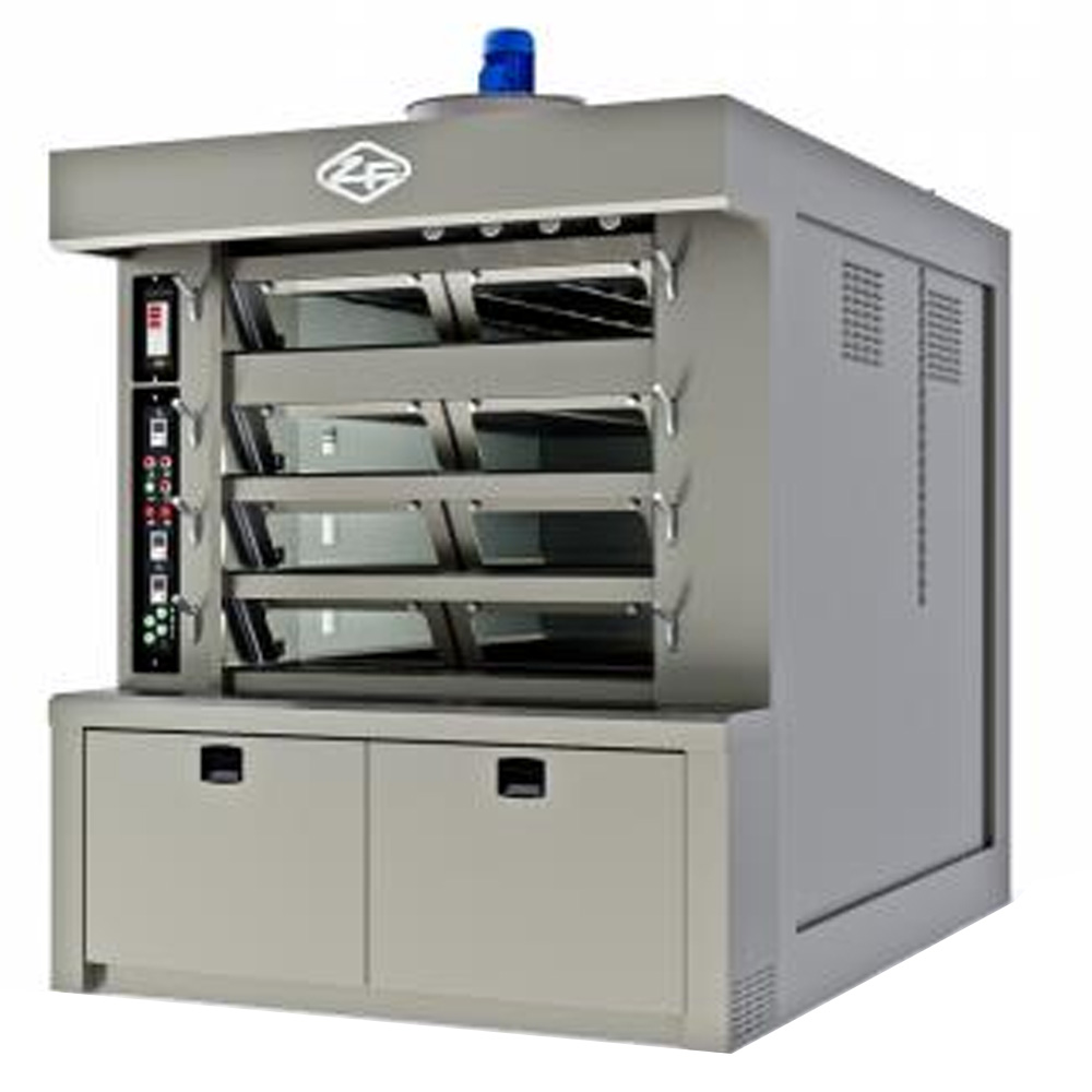 Cuptor profesional brutarie ciclotermic cu tuburi anulare si 4 vetre 7.7 mp