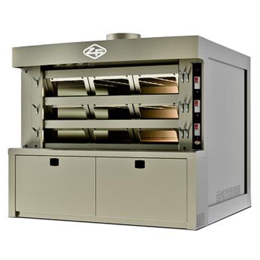 Cuptor profesional brutarie electric cu 3 vetre 10,8 mp