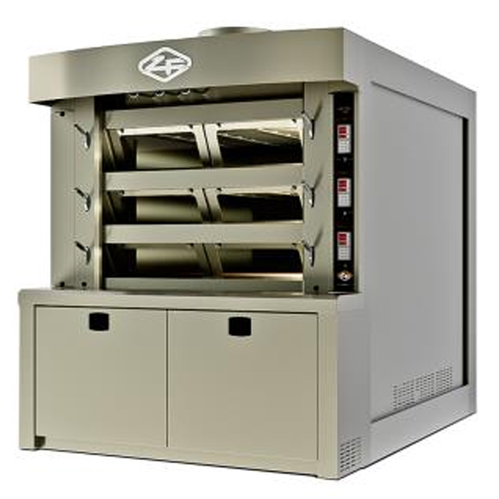 Cuptor profesional brutarie electric cu 3 vetre 5,8 mp