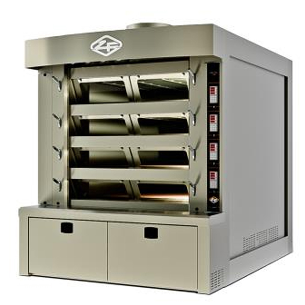 Cuptor profesional brutarie electric cu 4 vetre 5.8 mp