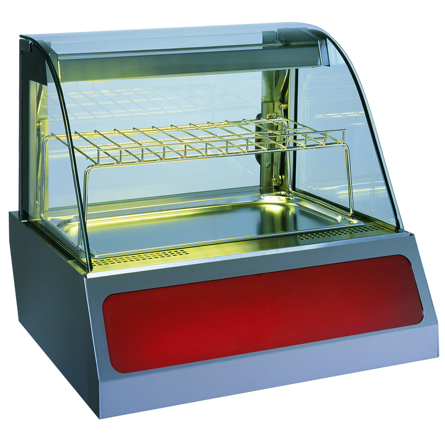 Vitrina calda 1B, inox, 61.6*57.5*58.5 cm