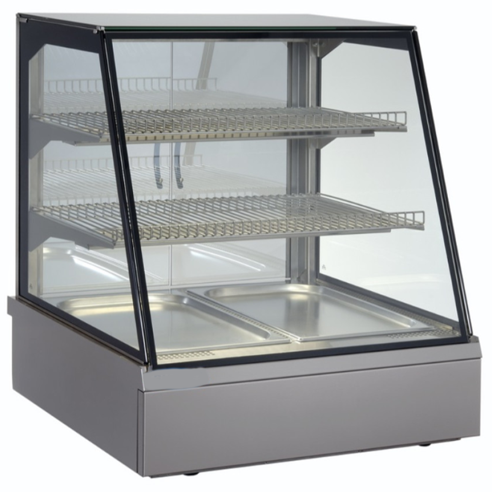 Vitrina calda ADDA GN self service, inox, 2 cuve, 74.6*71.7*84.5 cm