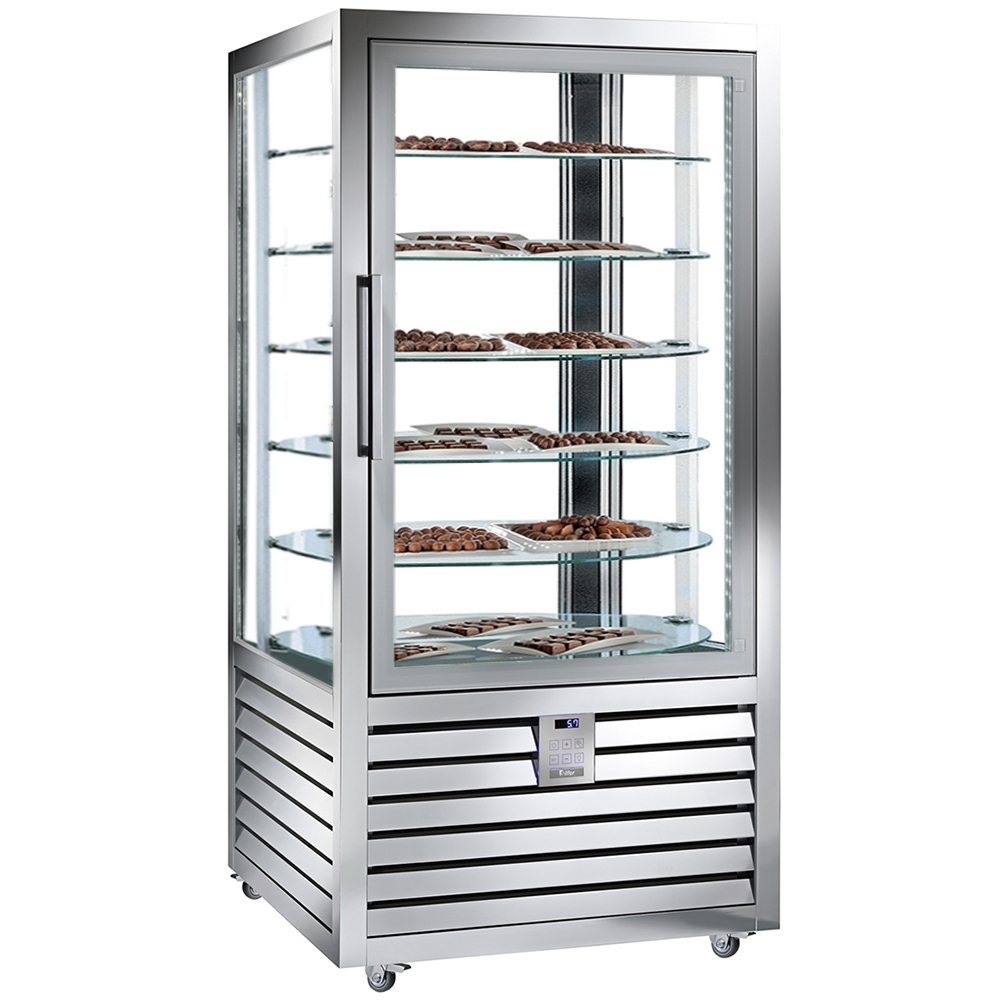 Vitrina frigorifica verticala, pentru cofetarie, profesionala, 427 lt, 72*62*186 cm