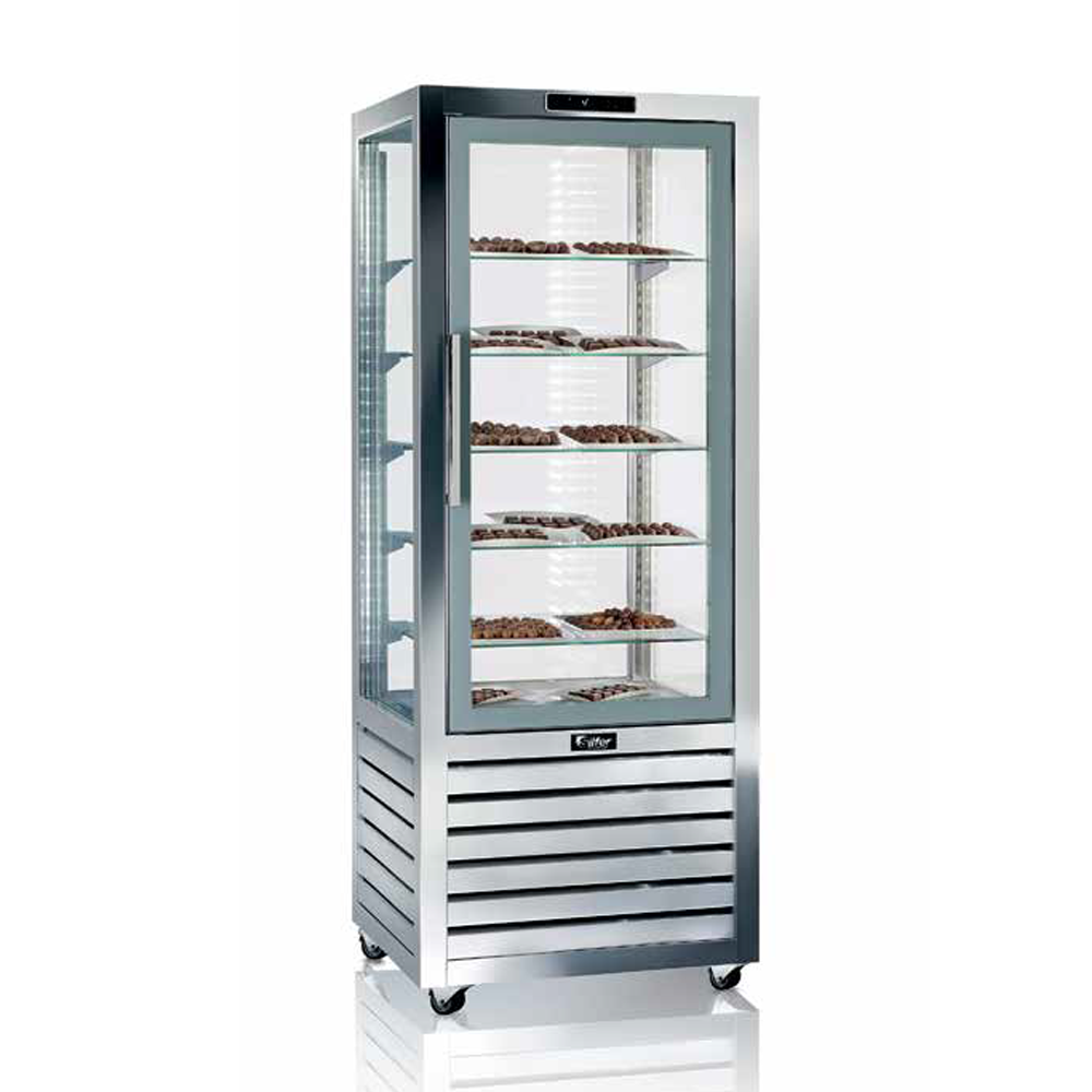 Vitrina frigorifica verticala, pentru cofetarie, extra large, 541 lt, 90*62*186 cm