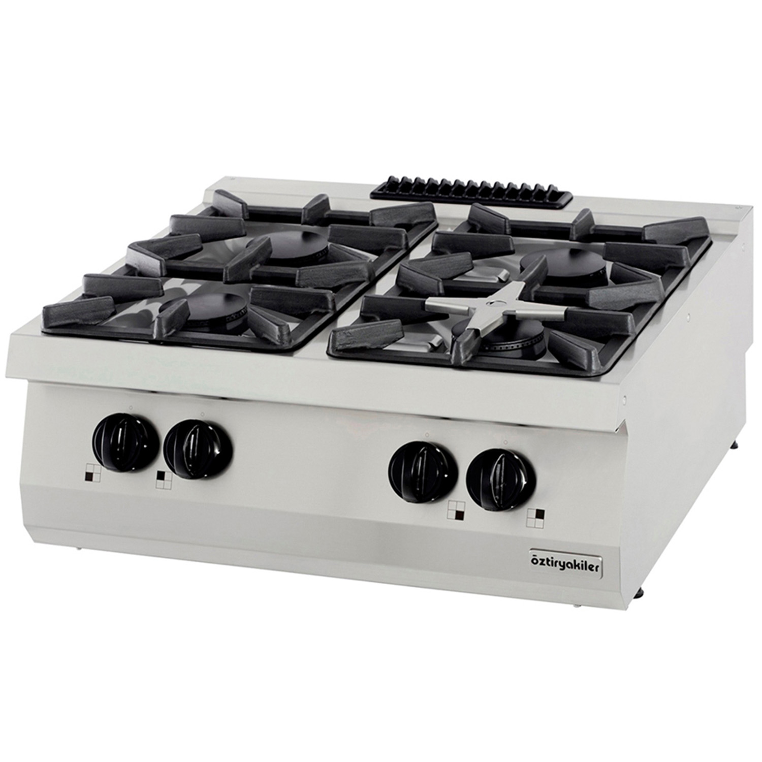 Masina de gatit pe gaz OZTI, inox, cu 4 arzatoare, 80*70*28 cm