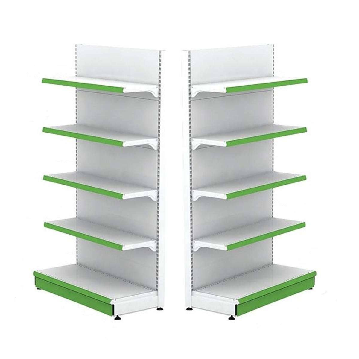 Raft metalic de perete 100*220 baza 40 cm si 4 polite de 30 cm