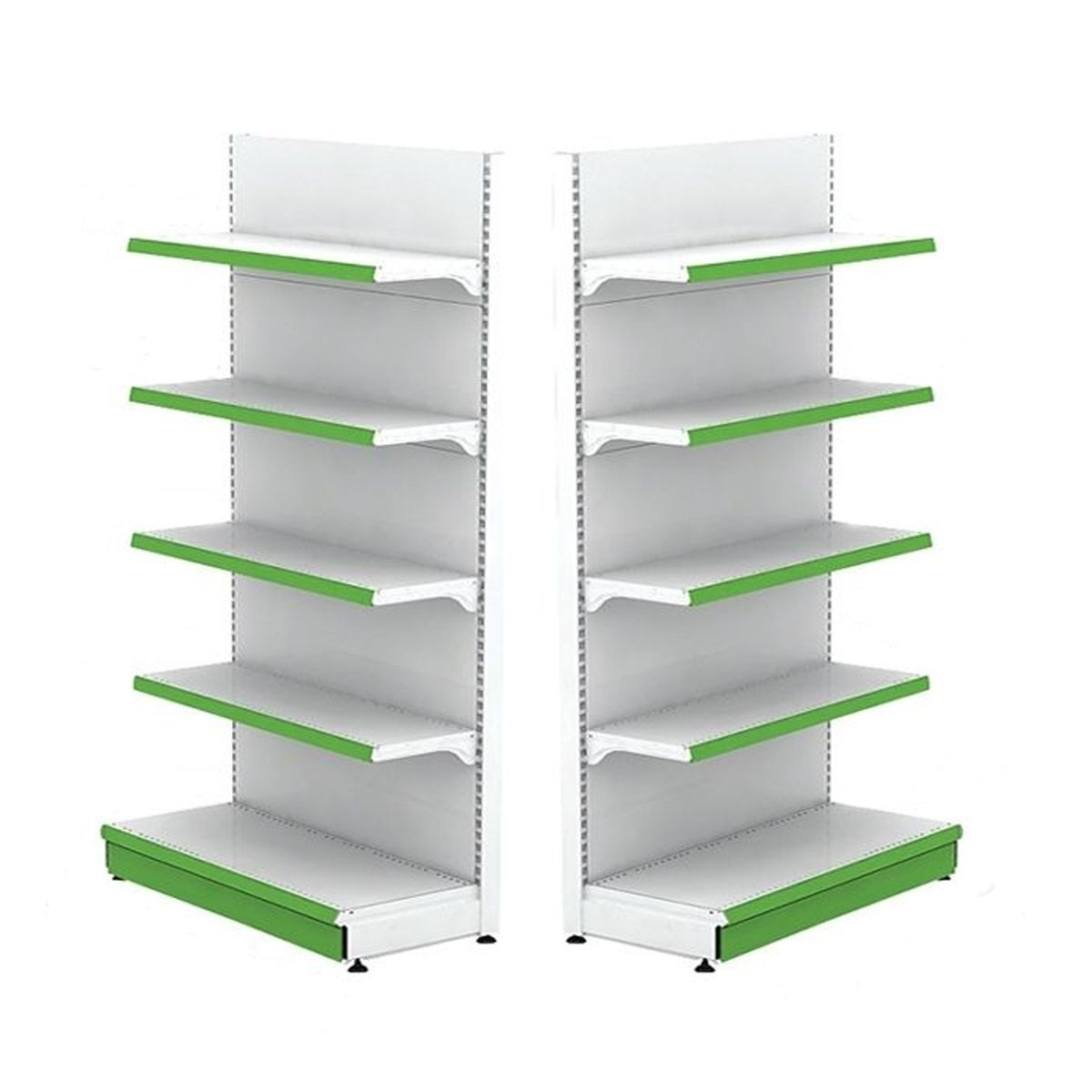 Raft magazin metalic de perete 100*220 baza 50 cm si 4 polite de 40 cm