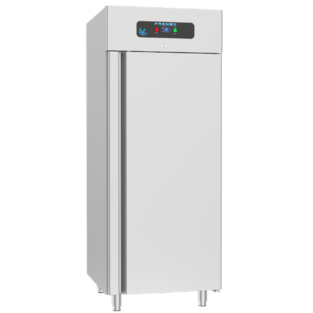 Dulap frigorific vertical inox, FRENOX cu 1 usa, pentru patiserie, 56 tavi 40x60, 850 lt
