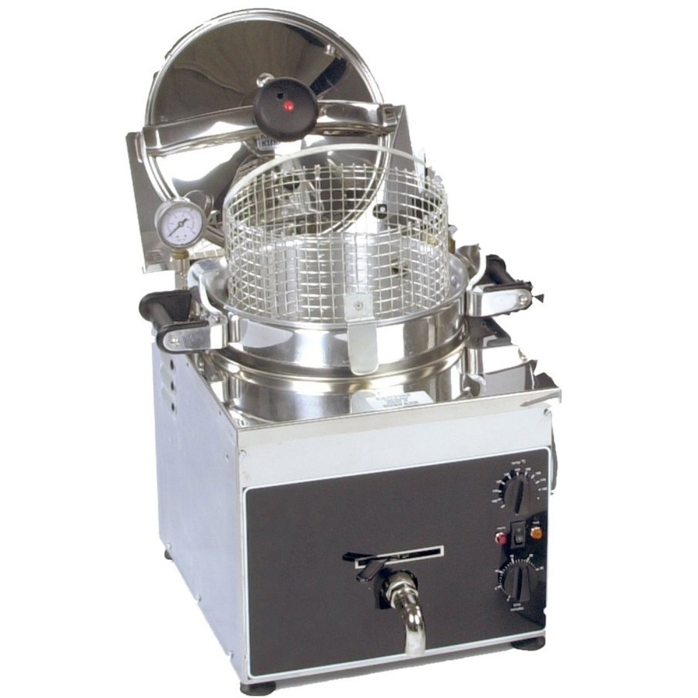 Friteuza electrica sub presiune de banc 15 lt