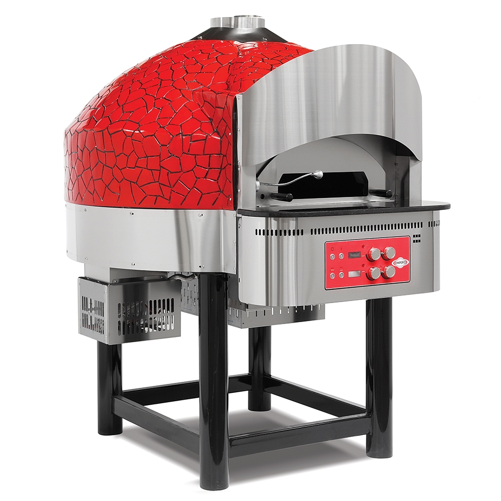 Cuptor profesional traditional cu panou de control electronic, pe gaz - 130 pizza/h