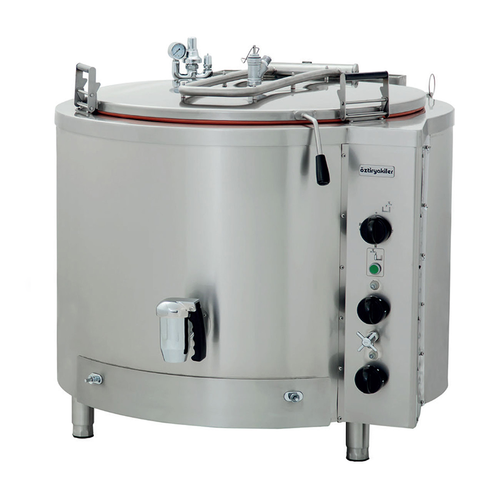 Marmita electrica, profesionala, OZTI, inox, 400 lt, incalzire indirecta, 110*123*102 cm