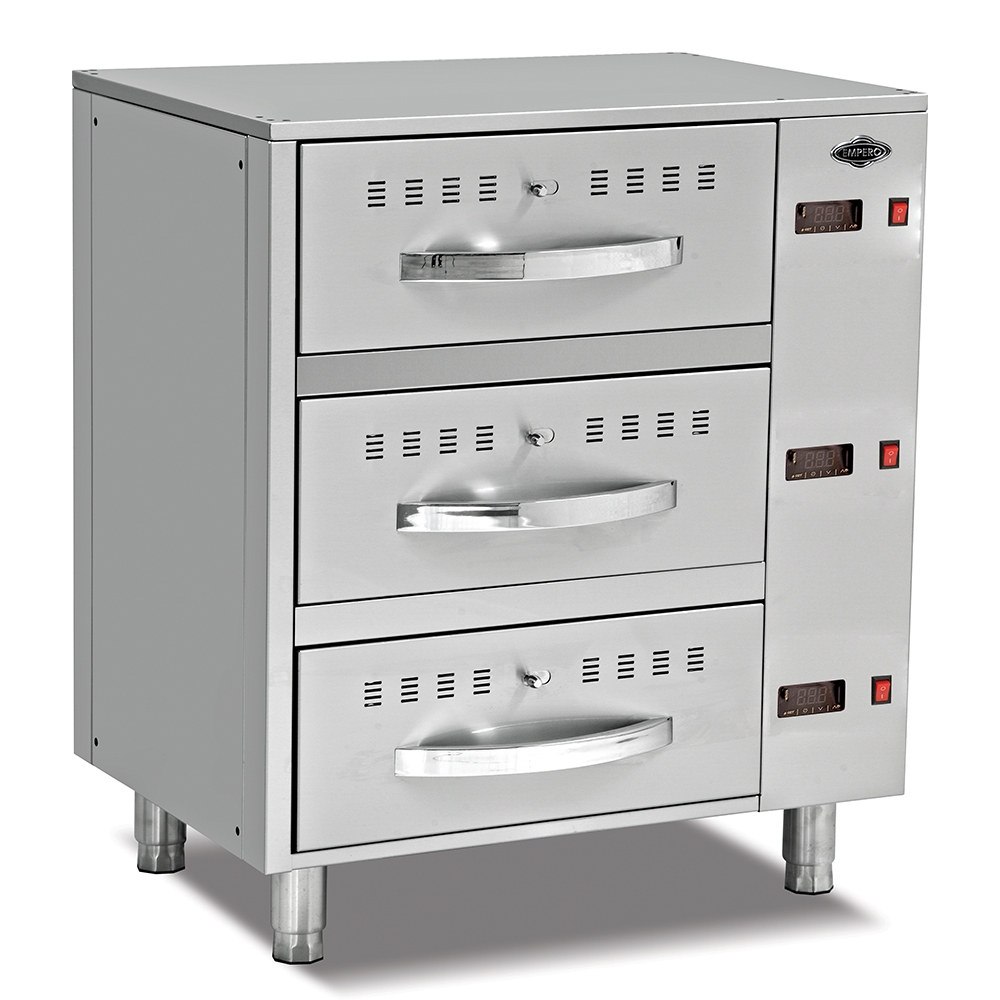 Sertar cu incalzire triplu