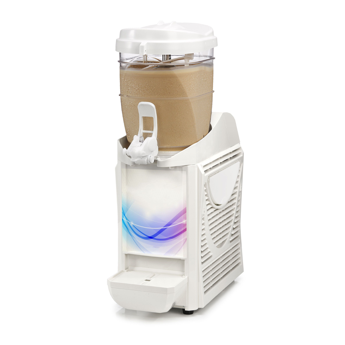 Aparat dozator granita, sorbet, inghetata soft si iaurt inghetat 1 bazin 5.5 lt cu mixer