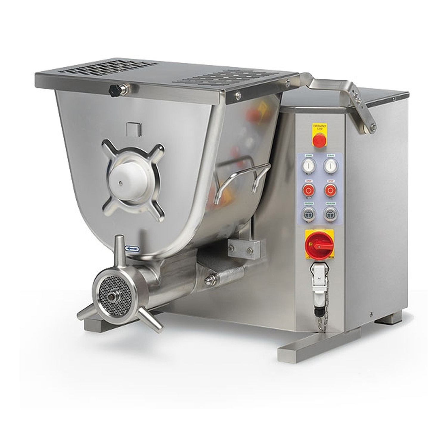 Masina pentru tocat carne, LA MINERVA, cu malaxor, inox, 800 kg/h, 62*75*62 cm