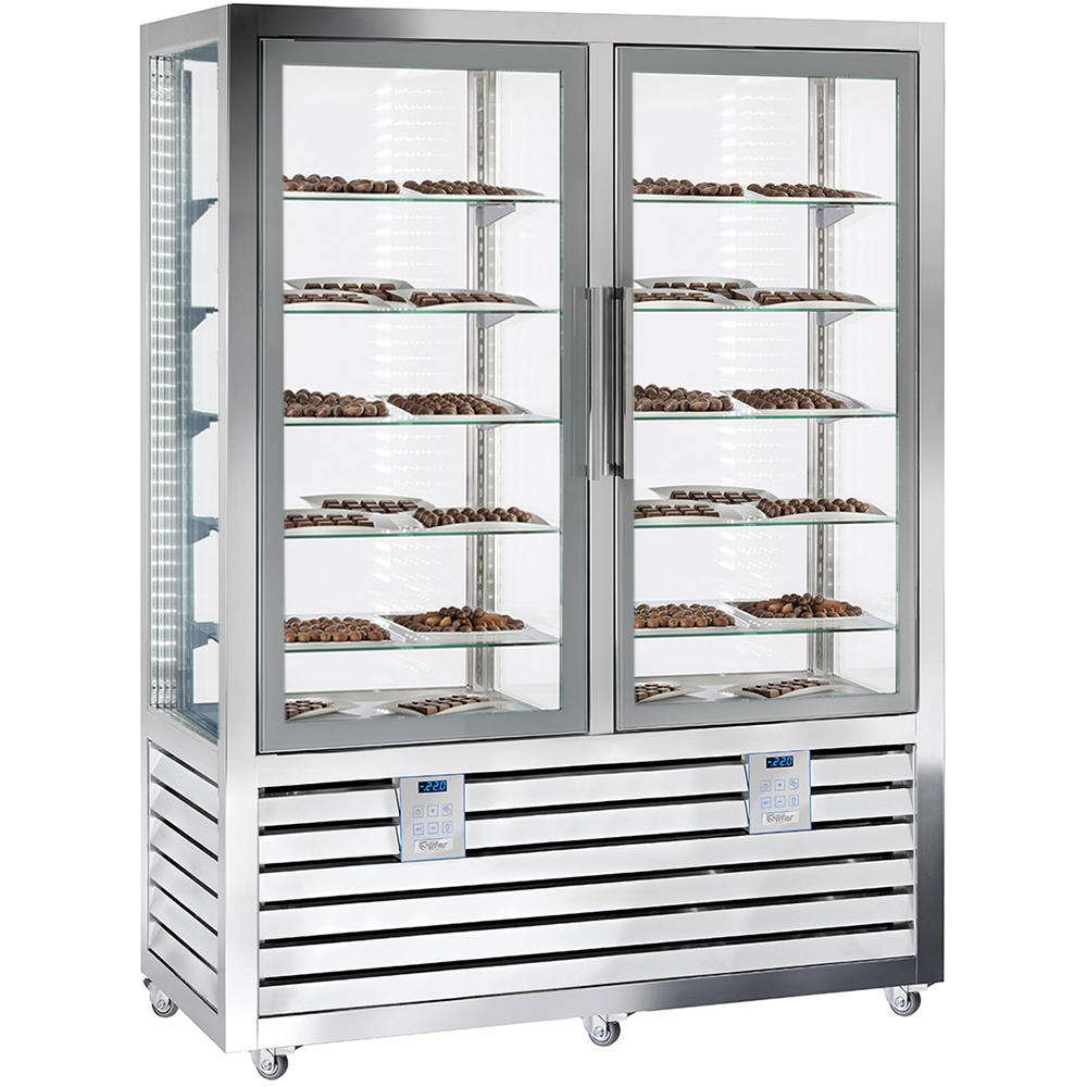 Vitrina congelare verticala, pentru cofetarie gelaterie, profesionala, 1082 lt, 175*62*186 cm