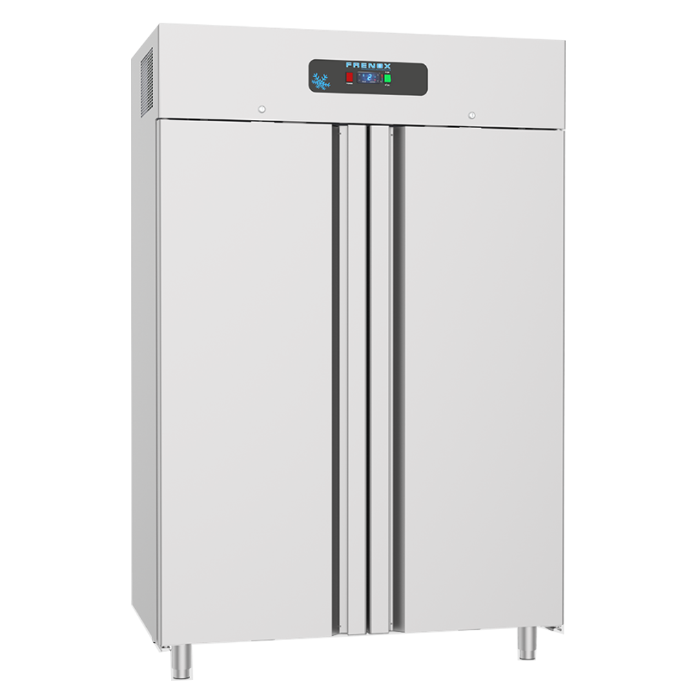 Dulap frigorific vertical inox, FRENOX cu 2 usi, EFICIENTA ENERGETICA, 1400 lt