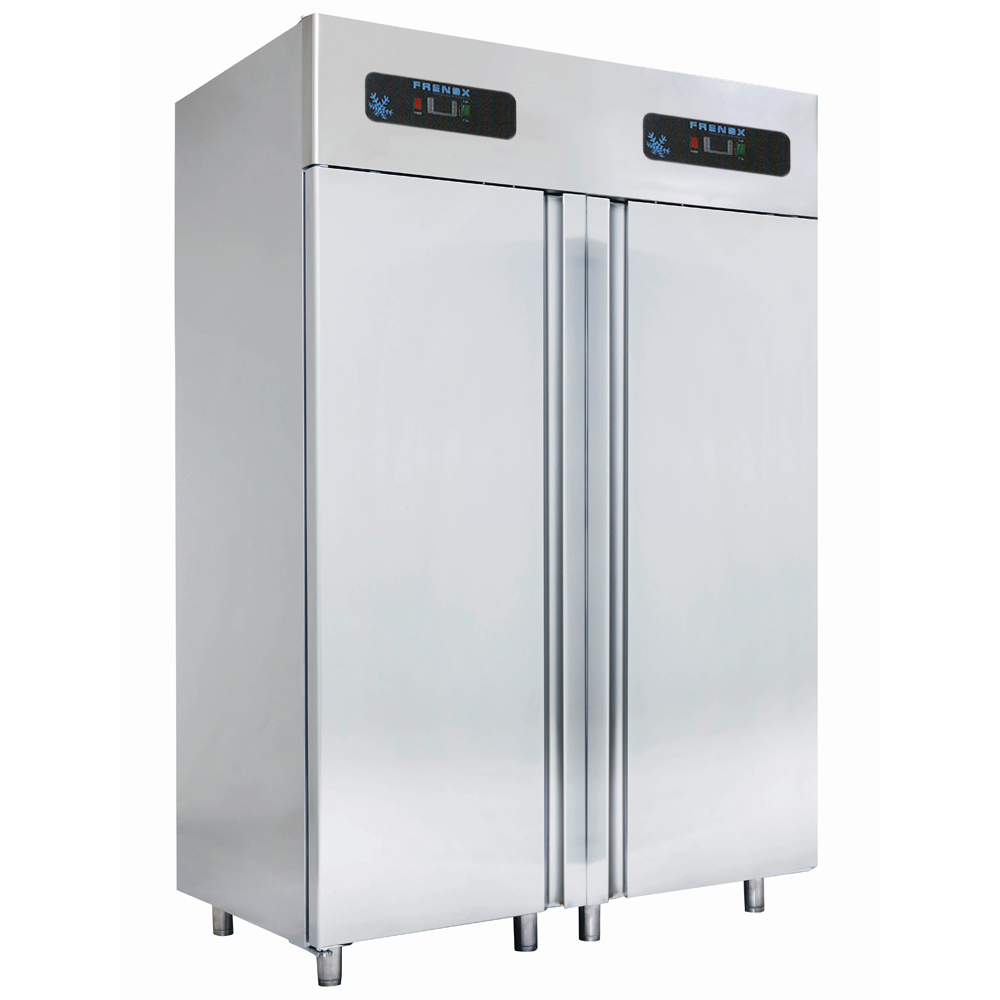 Dulap frigorific/congelator vertical inox, FRENOX cu 2 usi, 1400 lt