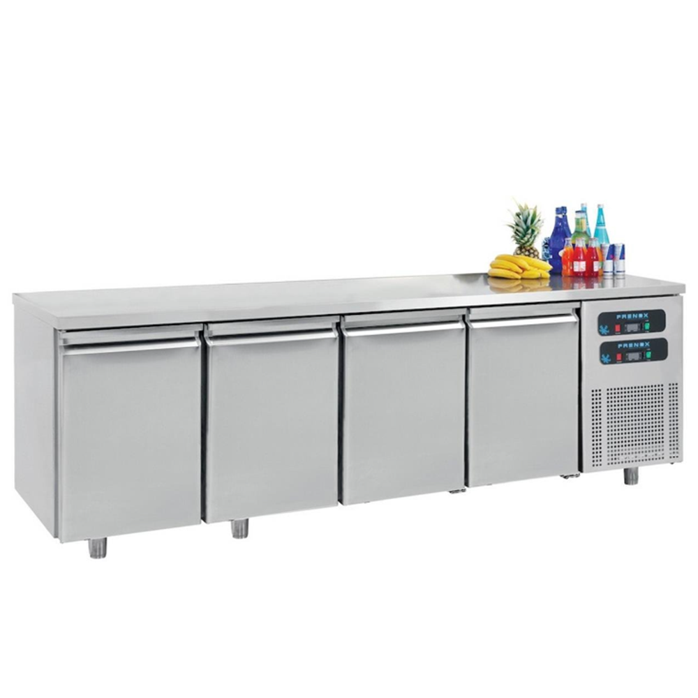 Masa rece/congelare FRENOX cu 4 usi, profesionala, inox, 632 lt, 233*70*85 cm