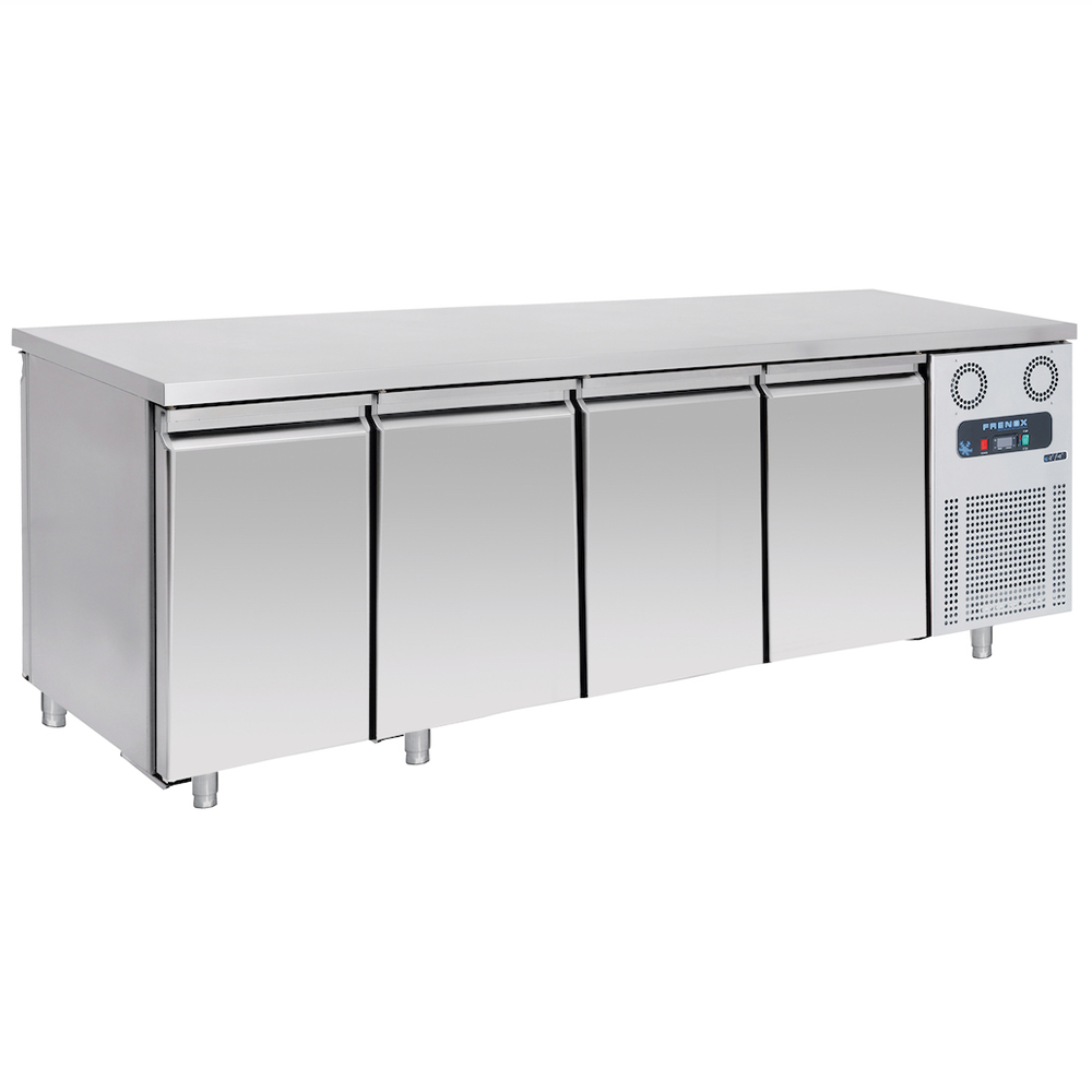 Masa rece FRENOX, de mijloc, profesionala, inox, 4 usi, 632 lt, 233*70*85 cm