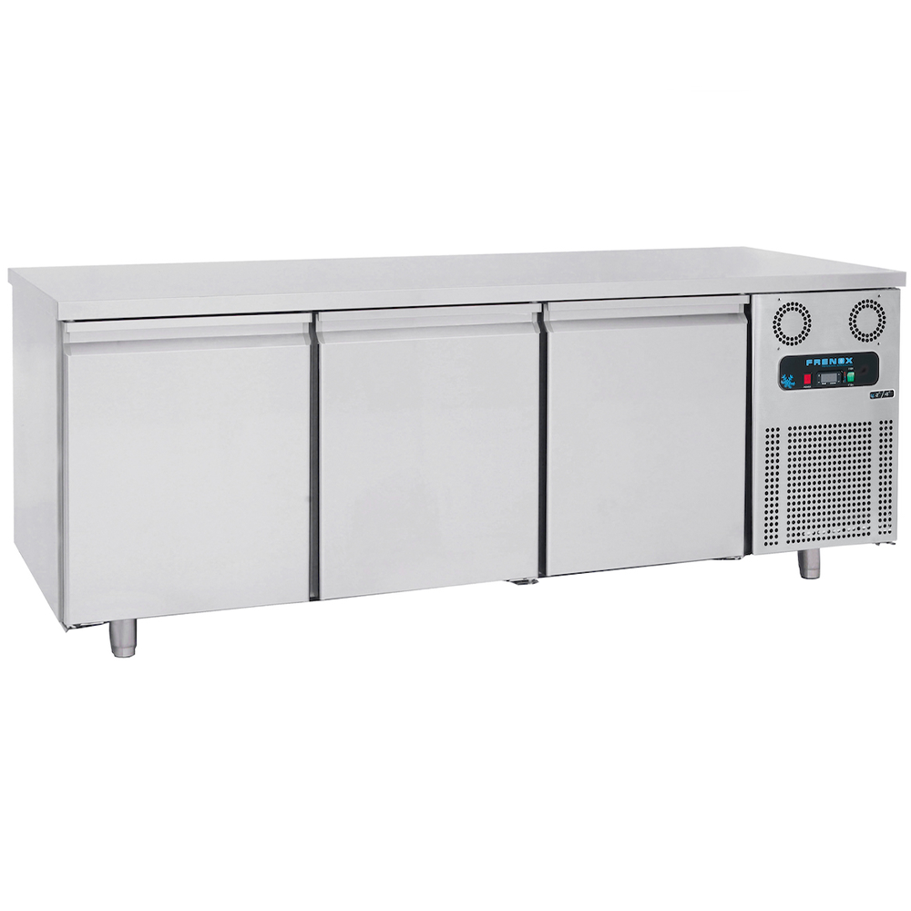Masa rece preparare pizza FRENOX, profesionala, inox, 3 usi, 720 lt, 223*83*85 cm