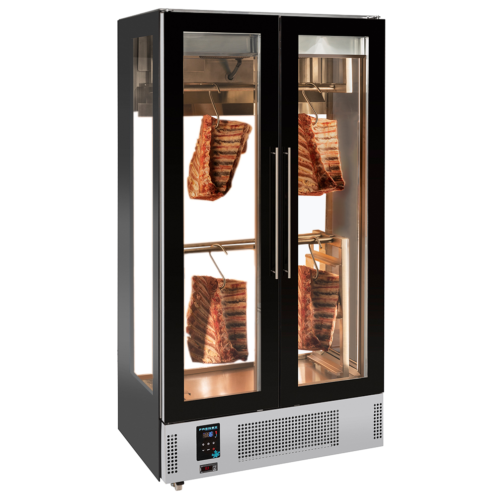 Dulap frigorific vertical inox, maturare carne FRENOX, cu 2 usi, 680 lt