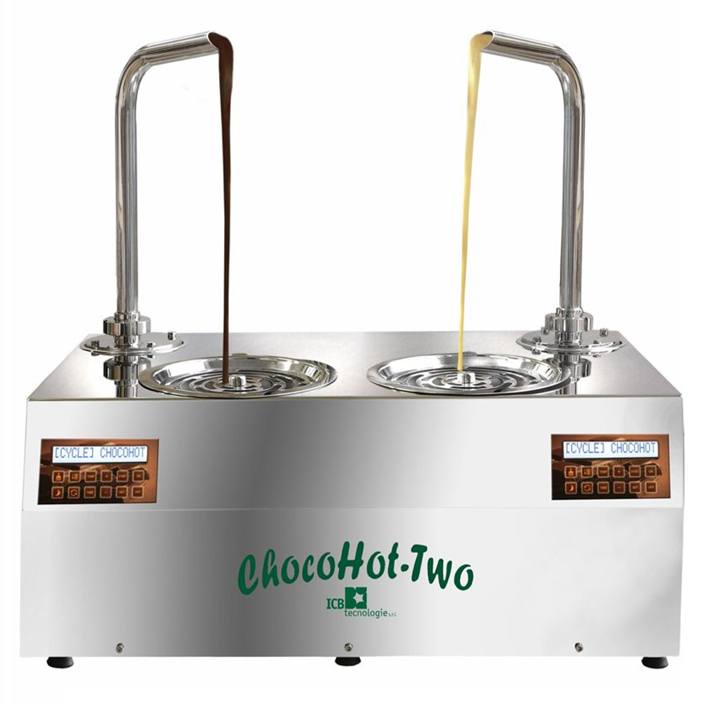 Dispenser ciocolata, inox, 2 x 5.5 kg, 74*46*82 cm