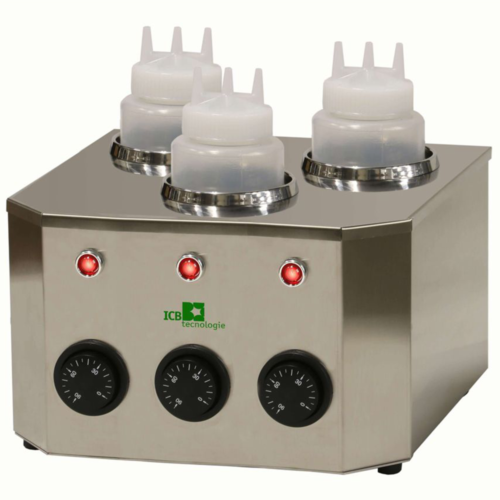 Incalzitor de topping electric, inox, 3 x 1 lt, 27*30*18 cm