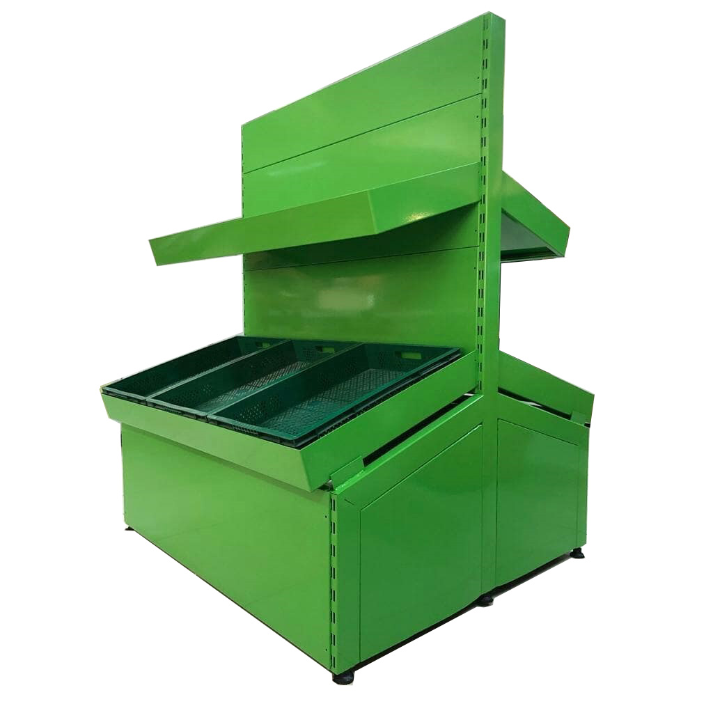 Gondola legume fructe cu 2 nivele/tip raion