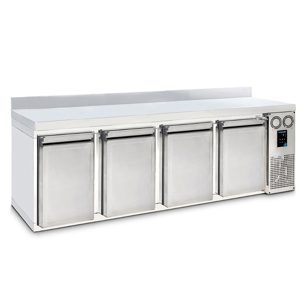Masa rece FRENOX, profesionala, inox, 4 usi undercounter, 632 lt, 216*69*85 cm
