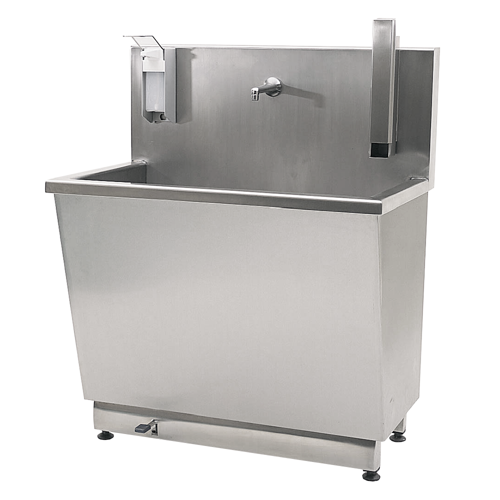 Chiuveta medicala cu bazin, sistem cu pedala, 90*40*120 cm