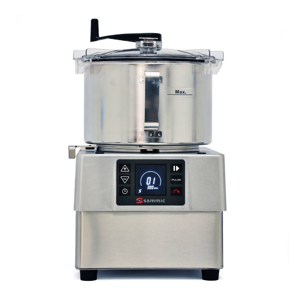 Cutter cu viteza variabila si bol, inox, 8 lt, 28*38*51 cm