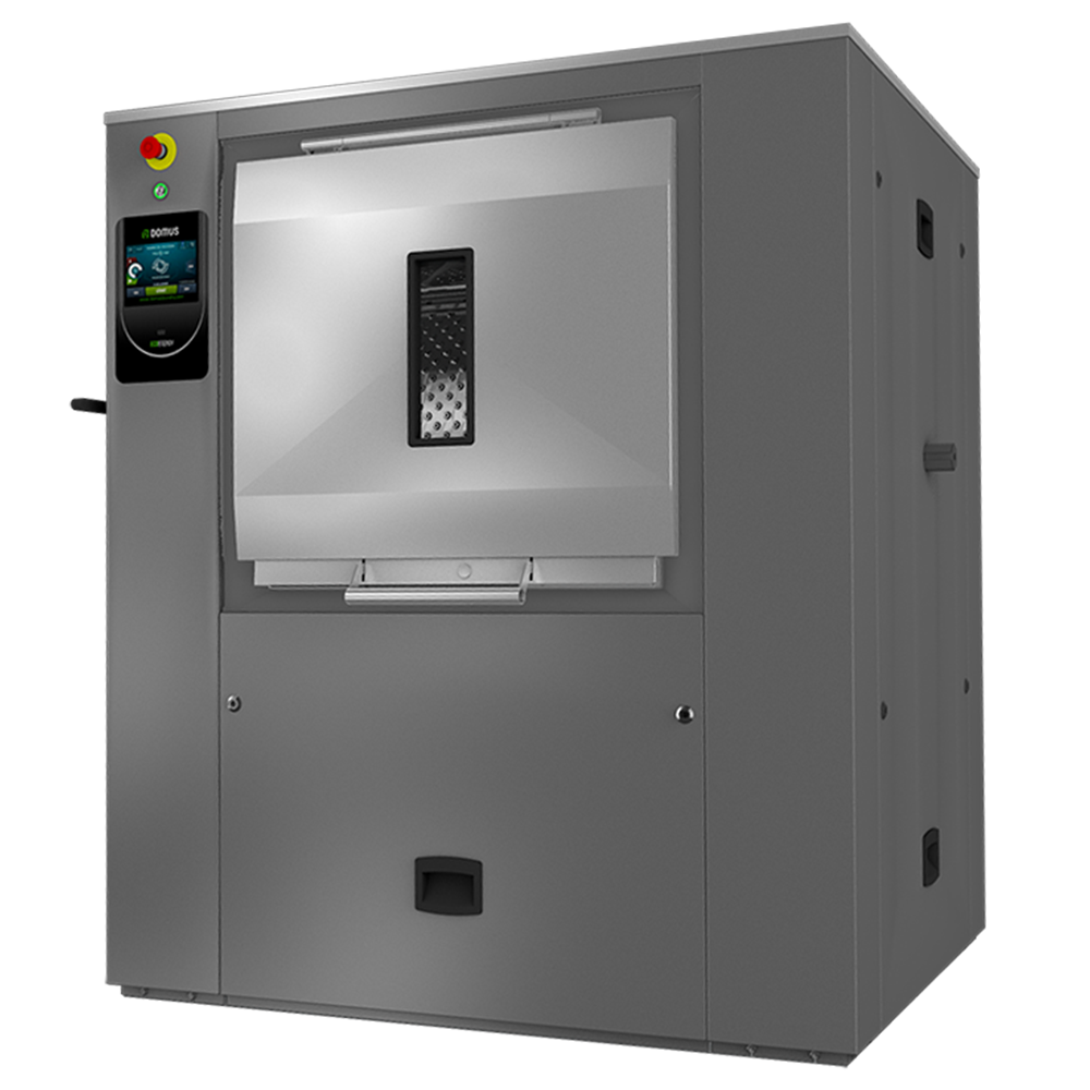 Masina de spalat DOMUS cu bariera igienica capacitate 27 kg si viteza inalta de centrifugare, Factor G 375