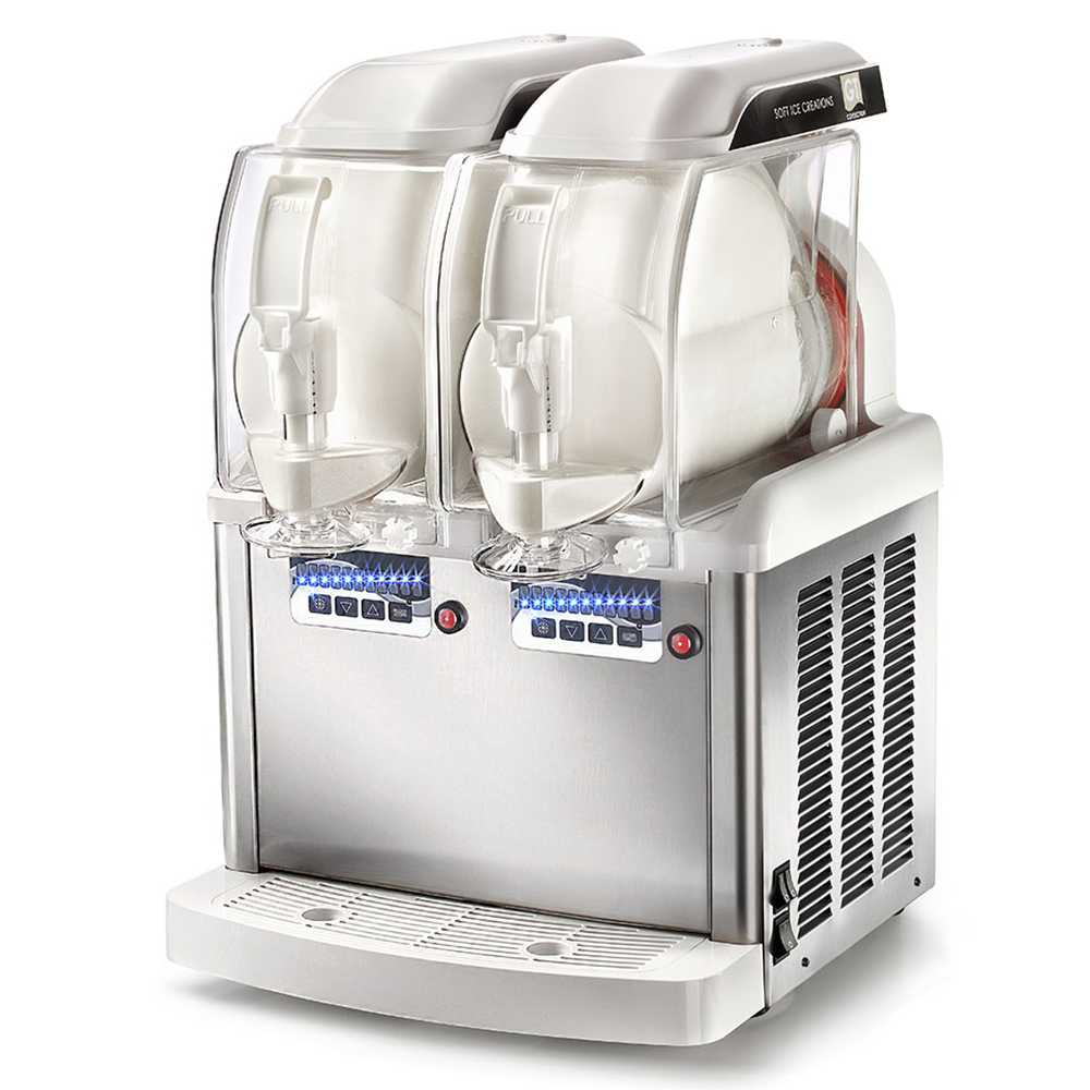 Aparat dozator SPM inghetata soft, iaurt inghetat, crema de cafea, serbet, granita 5+5 lt cu mixer