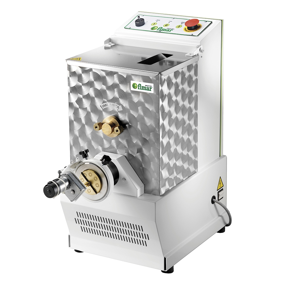 Masina de facut paste FIMAR, panou de control mecanic, cutit electric, suport, inox, 25 kg / ora, 45*72*75 cm