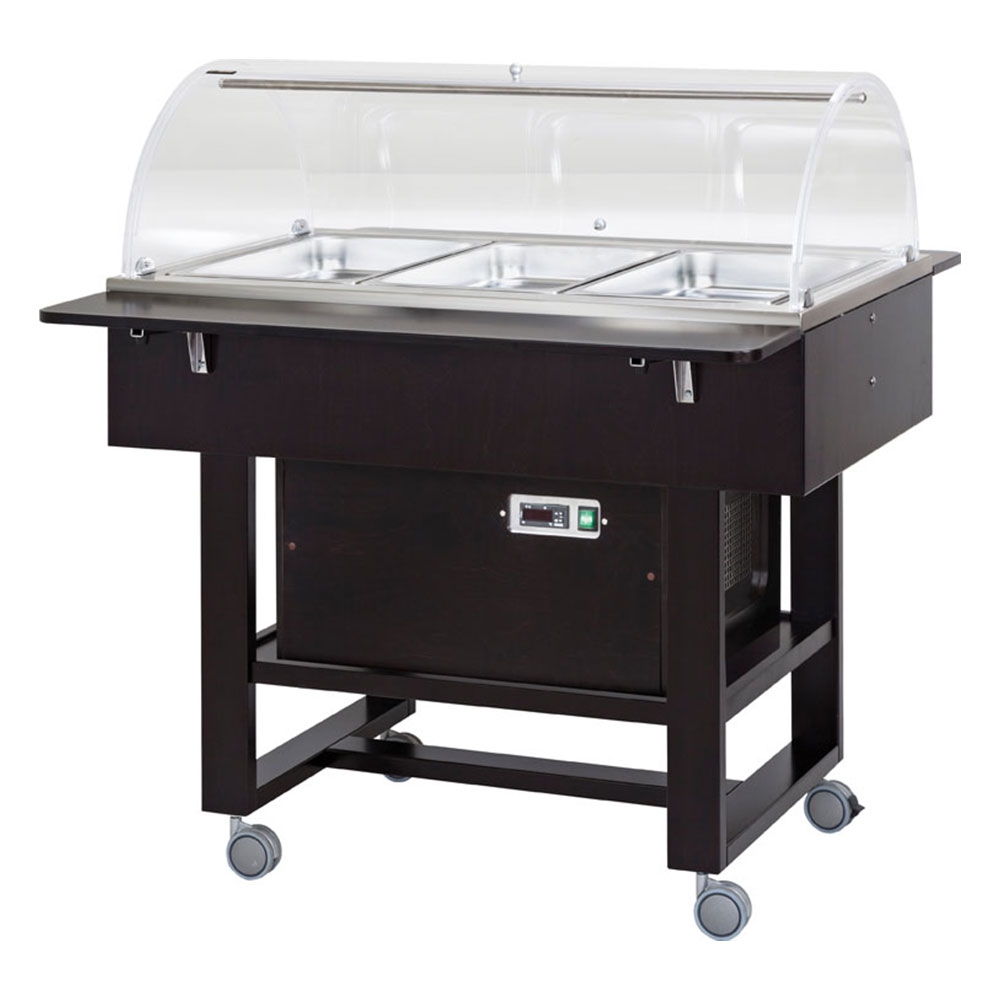 Carucior autoservire rece 3*GN1/1